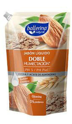 Imagen de Jabón Líquido Avena y Aceite Almendras 900ml - Ballerina