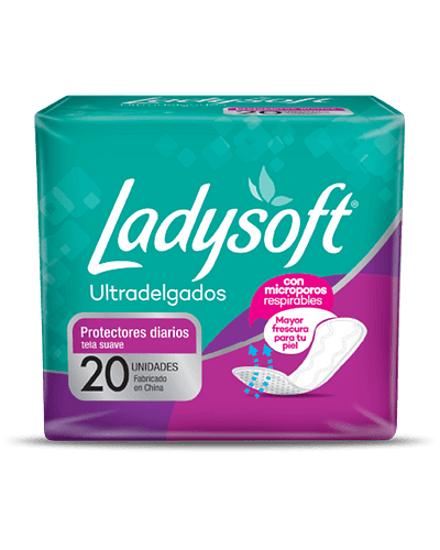 Imagen de Protectores diarios ultradelgados 20U - Ladysoft