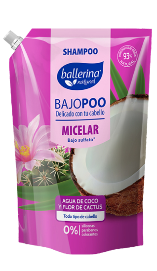 Imagen de Shampoo Coco Cactus Micelar 900ml - Ballerina