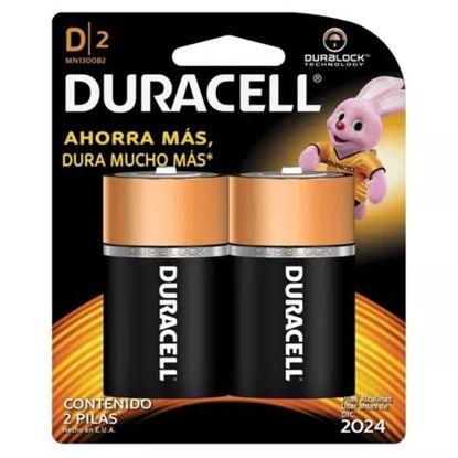 Imagen de Pilas Duracell D - Duracell (pack 2 unidades)