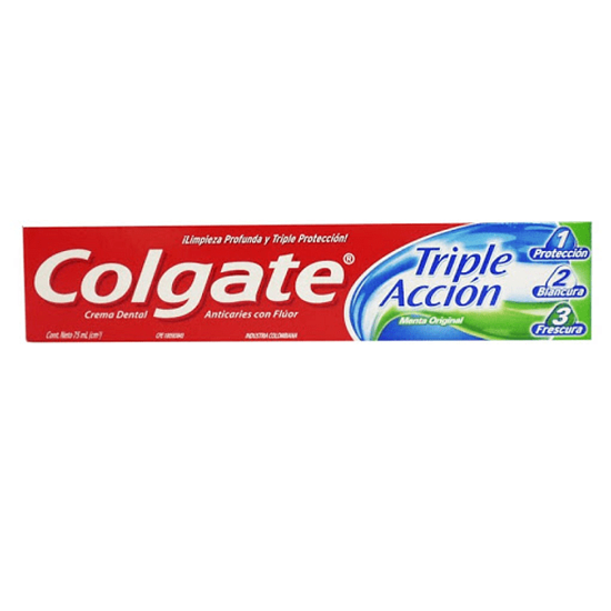 Imagen de Crema Dental Colgate Triple Accion 75 ml