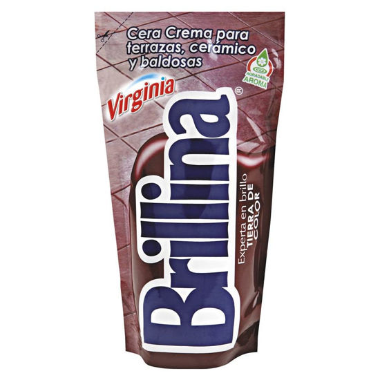 Imagen de Cera Crema Brillina Tierra Color 360cc - Virginia