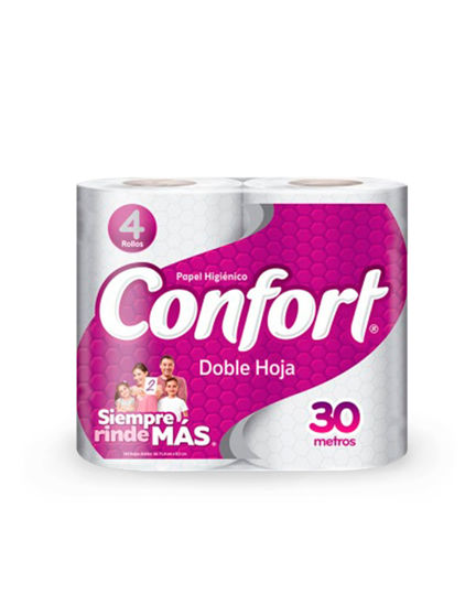 Imagen de Papel Higiénico doble hoja 30mts- Confort