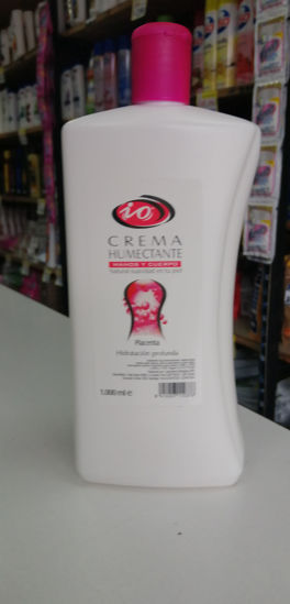 Imagen de Crema Humectante Manos y Cuerpo Placenta 1000ml - IO