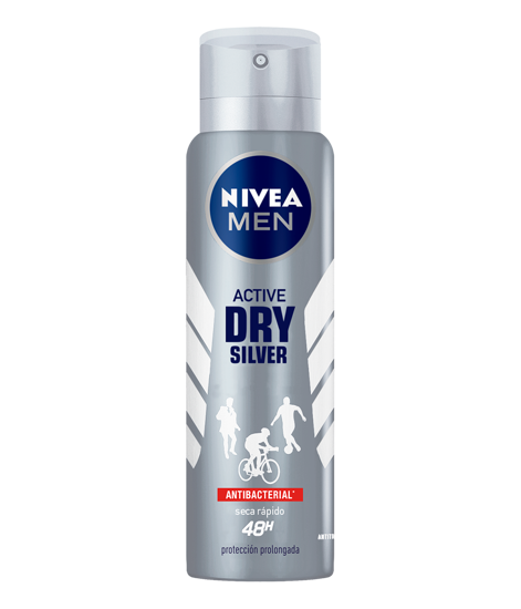 Imagen de Desodorante Men Active Dry Silver - Nivea