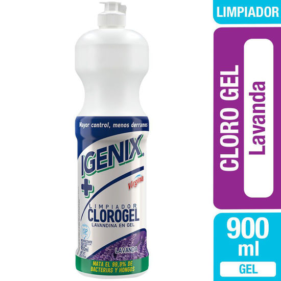 Imagen de Cloro Gel Igenix Lavanda 900 ml - Virginia