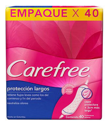 Imagen de Protector Diario Carefree 40 unid.