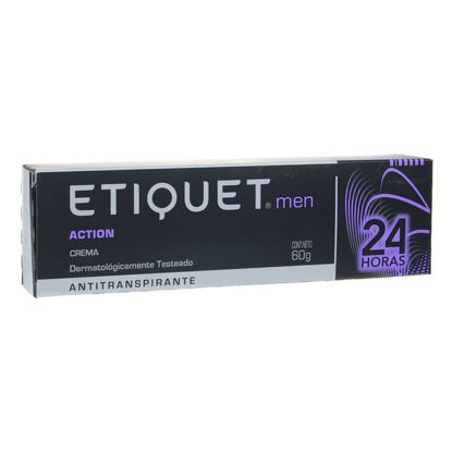 Imagen de Antitranspirante Etiquet Men Crema Action 60 grs.