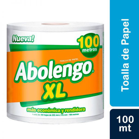 Imagen de Toalla Papel Abolengo XL 100 mts