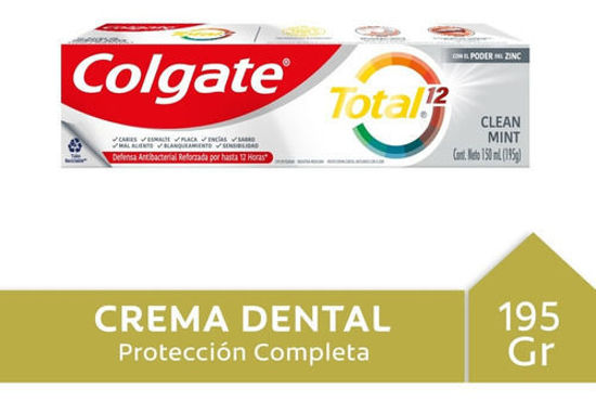 Imagen de Colgate Total 12 Clean Mint 195 grs