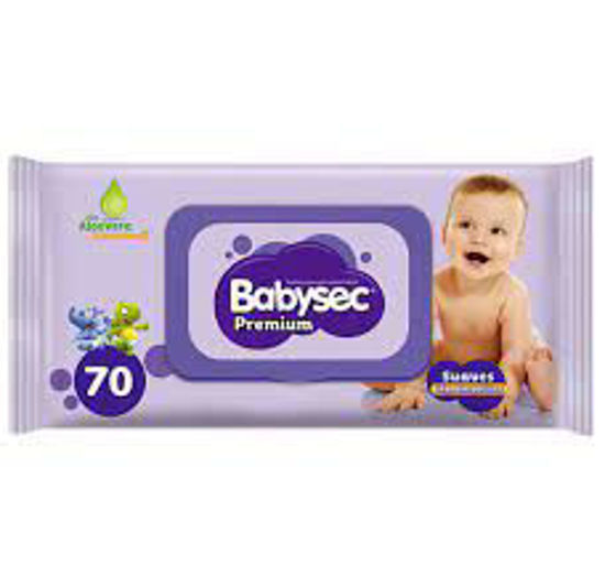 Imagen de Toalla Humeda Babysec 70 unid.