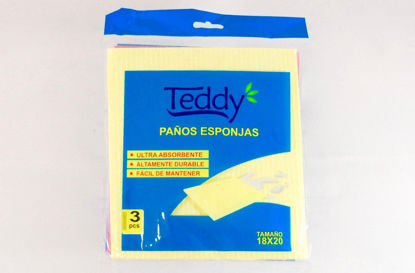 Imagen de Paño Esponja pack 3 unid Teddy