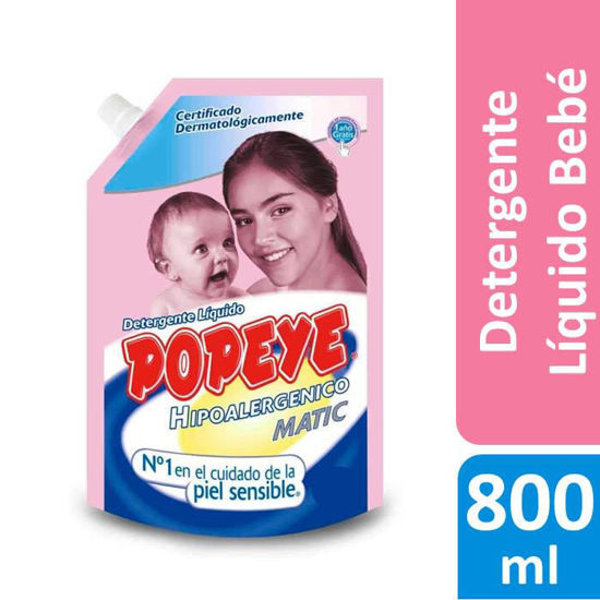 Imagen de Popeye Detergente Hipoalergenico 800 ml