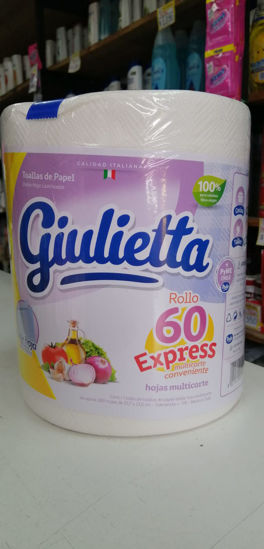 Imagen de Toalla Papel Giulietta Doble hoja 60 express