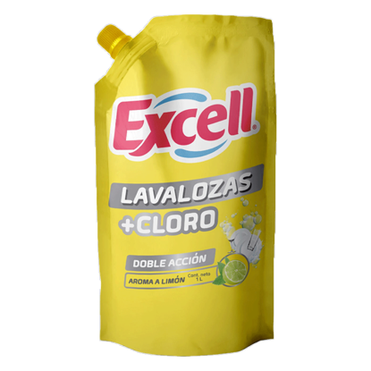 Imagen de Lavalozas Excell Cloro Doypack 1Lt