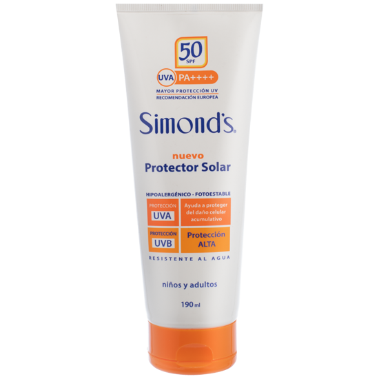 Imagen de Protector Solar Simonds factor 50 190 ml