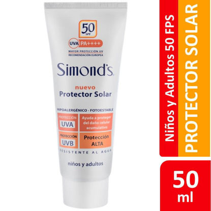 Imagen de Protector Solar Simonds 50ml factor 50