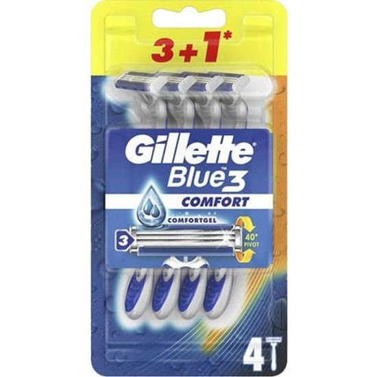 Imagen de Pack 4 Prestobarba Gillette Blue 3 Afeitar - Gillette