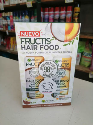 Imagen de Pack Fructis Shampoo + Acondicionador Coco 300 ml